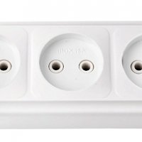 Розетка Пралеска 3-ая белый б/з (56)