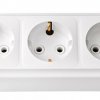 Розетка Пралеска 3-ая белый с/з (40)
