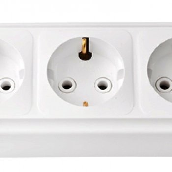 Розетка Пралеска 3-ая белый с/з (40)