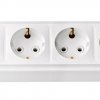 Розетка Пралеска 4-ая белый с/з (28)