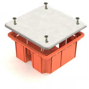 Коробка GE []92х45 с саморезами IP20 (126)