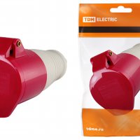 Розетка TDM 224 переносная 3Р+РЕ 32А 380В IP44 (10)
