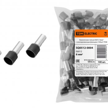 Наконечник-гильза  6мм Е6012 100шт TDM (15)