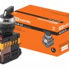 Переключатель TDM ALCLR-22 I-O-II 1з+1р 220В чёрный (10)