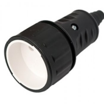 Штепсельное гнездо каучук Светоприбор без заземления IP20 16А (48)