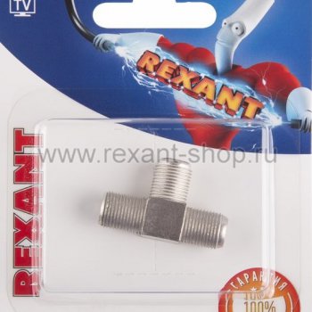 Переходник Rexant 3*гн F тройник (цинк) (1*Bl)