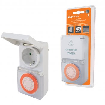 Таймер TDM ТРМ-03 (сутки, 3500Вт,IP44) (12/48)