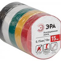 Изолента Эра 15мм х 10м 5 цветов (5/500)