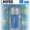 Флэш-диск Mirex 8GB Unit синий, металлический корпус