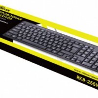 Клавиатура Ritmix 255W, USB, дизайн корпуса: «карбон», черный беспроводная (1/20)