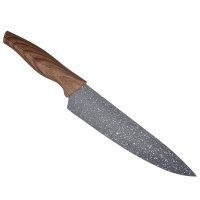 Нож кухонный SATOSHI Алмаз 20см Шеф антиналипающий (12)