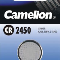 Батарейка литиевая CR 2450 Camelion 1xBL 3V (10)