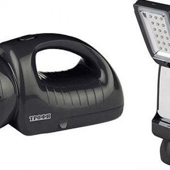 Фонарь-прожектор аккумуляторный Трофи TSP12 12+18LED 4В 1.8Aч (20)