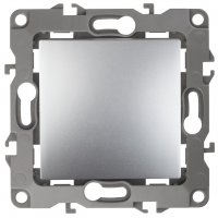 Механизм выключателя Эра 12 1кл алюминий (10)