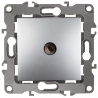 Механизм розетки Эра 12 телевизионная алюминий (10)