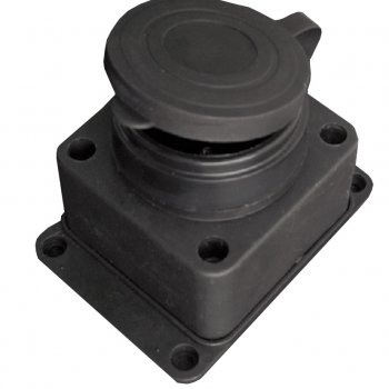 Колодка каучук Универсал 1гнездо с заземлением 16А (15)