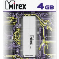Флэш-диск Mirex 4GB Line белый