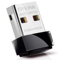 Сетевой адаптер WiFi TP-Link WN725N Nano USB 802.11n 150 Мбит/с