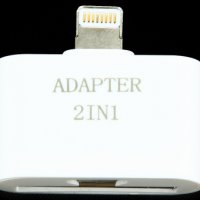 Адаптер microUSB + Apple 30pin - Lightning 5pinF-30pinF/8pinM Gembird, белый (1/1000)