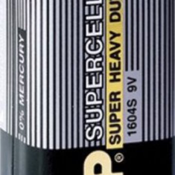 Батарейка 6F22 GP Supercell б/б 1S (10/200)