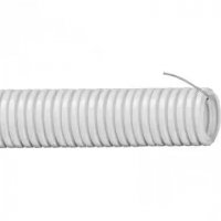 Труба гофрированная ПВХ 50мм серый IEK (15)
