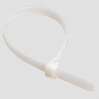 Хомут 3.6x150 белый 100шт IEK (20)