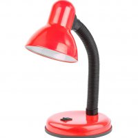 Светильник настольный Е27 Ultraflash UF-301 C04 красный пакет 60Вт (32)