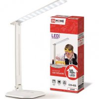 Светильник настольный диодный InHome ССО-02Б 10Вт диммер адаптер белый (20)