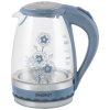 Чайник электрический стекло Energy E-279 1.5л 2200Вт синий (6)