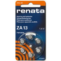 Батарейка для слуховых аппаратов Renata ZA13 6xBL (60)