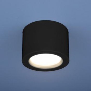Светильник точечный накладной  6Вт 4200К Электростандарт DLR026 480Лм чёрный матовый