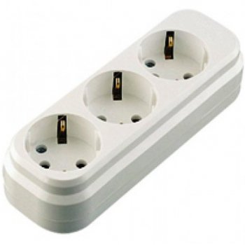 Колодка Makel 3гн с заземлением (15/60)