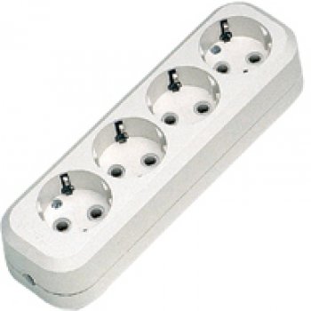 Колодка Makel 4гн с заземлением (20/80)