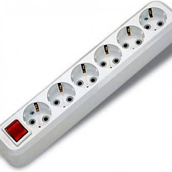 Колодка Makel 6гн с заземлением выключатель (12/48)