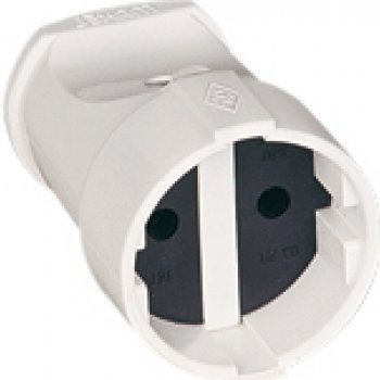 Штепсельное гнездо Makel белый без заземления (50)