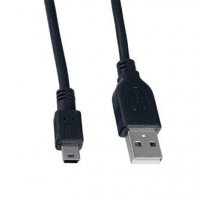 Кабель USB-miniB 3м Perfeo черный (25)