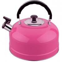 Чайник со свистком Irit 2.5л нержавеющая сталь розовый (24)