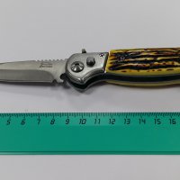 Нож складной 20см 507-1 кость (12)