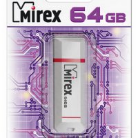 Флэш-диск Mirex 64GB Knight белый