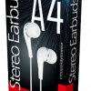 Наушники вкладыши SmartBuy   012K A4 белый коробка (60)