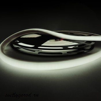 Термолента 24В IP68 12Вт/м 6500K 2835 180LED/м 5м с крепежом SWG -40°...+100°С