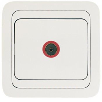 Розетка Makel Mimoza TV белая (12)