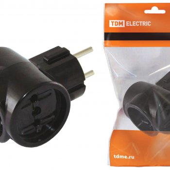 Тройник TDM 16А карболит (20)