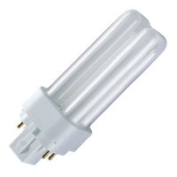 Лампа люминесцентная G24-q2 18Вт 830 Osram Dulux D/E (10)