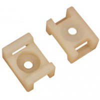 Площадка под хомут 22x16 белый 100шт Rexant (10)