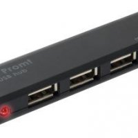 USB- хаб Defender Quadro Promt USB 2.0 4порта, разъем для блока питания