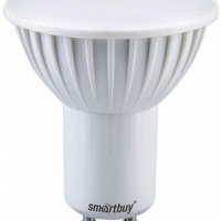 Лампа диодная MR16 GU10  7Вт 3000К 480Лм SmartBuy (50)