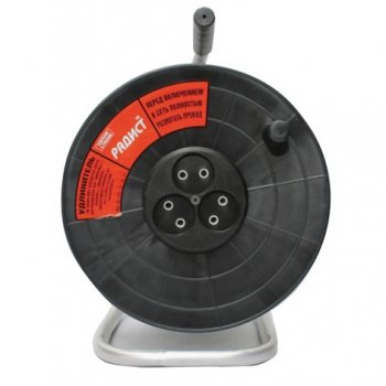 Удлинитель-катушкa 4гнезда 30м ПВС 1300Вт 2х0.75мм² РБК-270-005