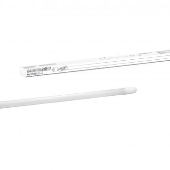 Лампа диодная T8 10Вт 4000К 600мм 800Лм TDM стекло неповоротный цоколь (30)