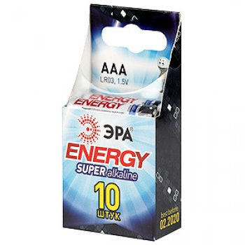 Батарейка LR 3 Эра Super 10xBL (100/800)